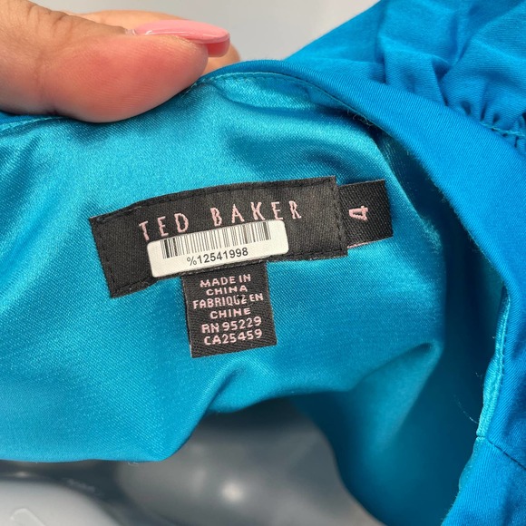 Ted Baker Womens V Neck Sleeveless Dress - Picture 5 of 10